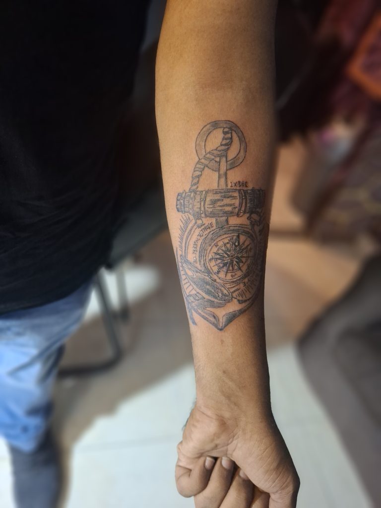 Anchor Tattoo on Hand Best Tattoo in Karachi